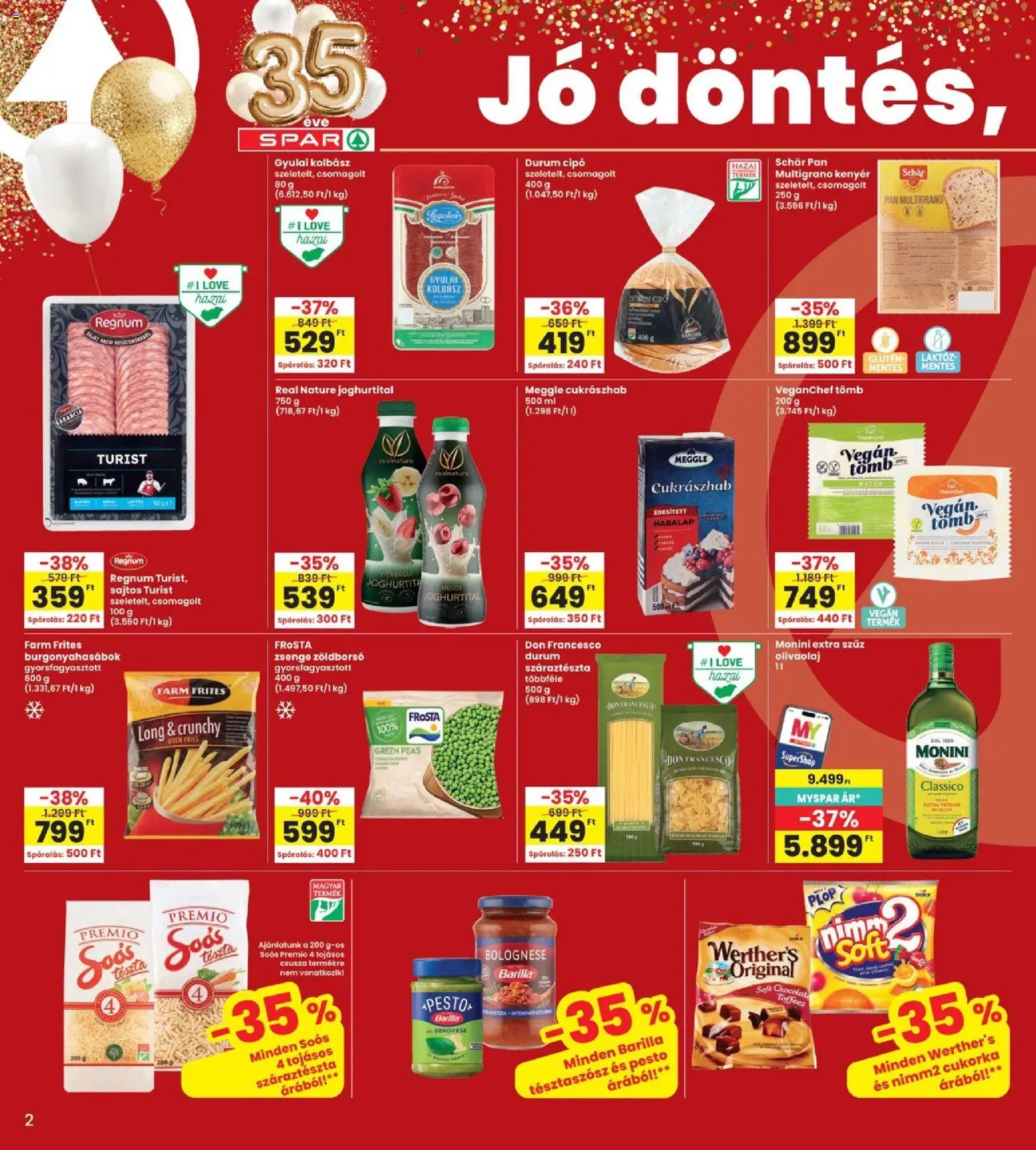 Interspar - Interspar akciós újság megtekintése, amely érvényes 2026.09.10.-től - Pesto, Kolbász, Kenyér, Vegán, Sál, Zöldborsó, Száraztészta, Joghurtital