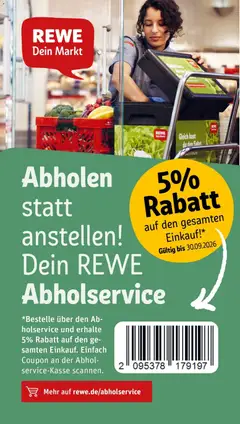 Vorschau von dem Prospekt des Geschäftes Rewe, gültig ab dem 31.08.2026