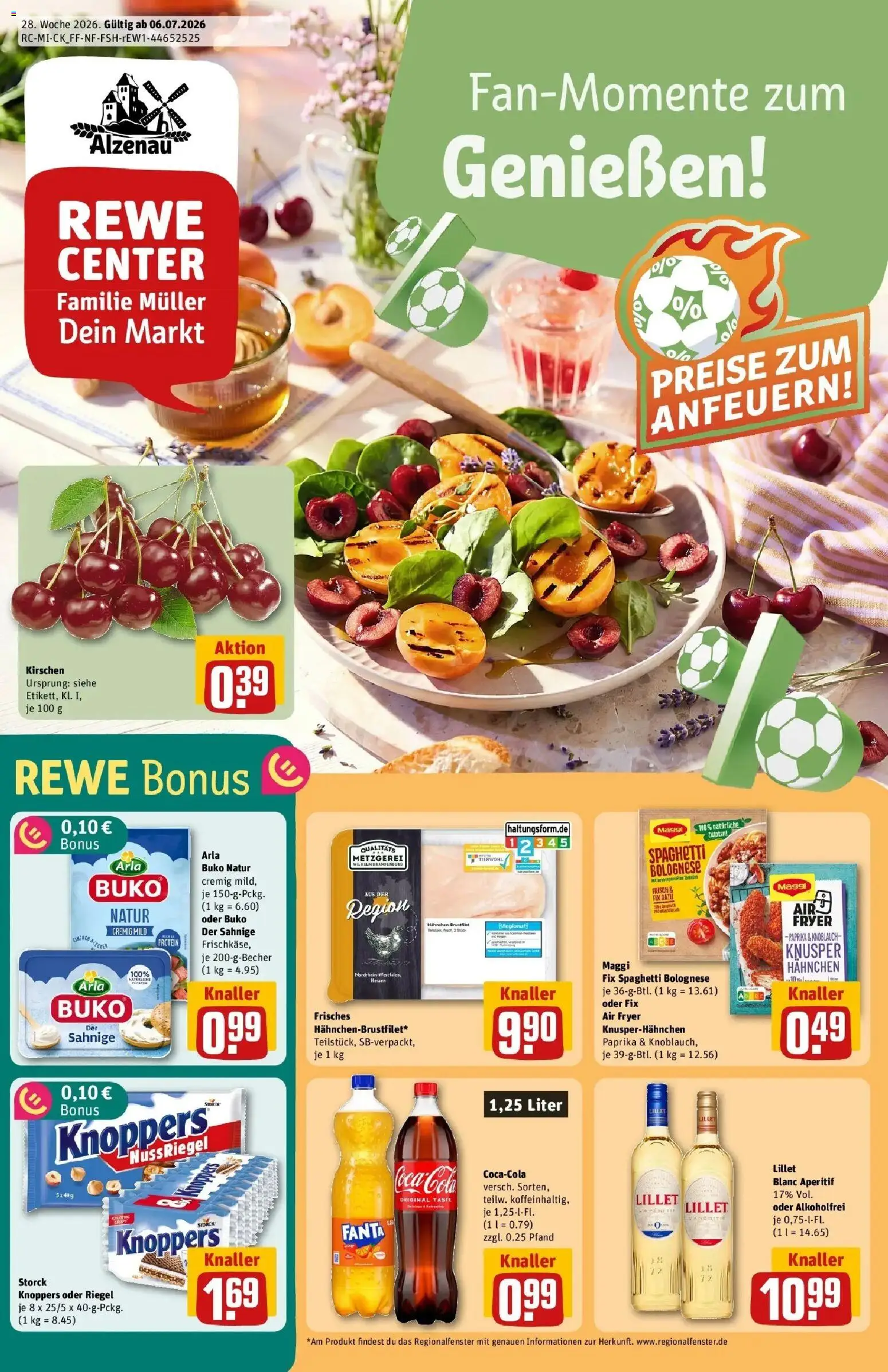 Vorschau von dem Prospekt des Geschäftes Rewe, gültig ab dem 06.07.2026