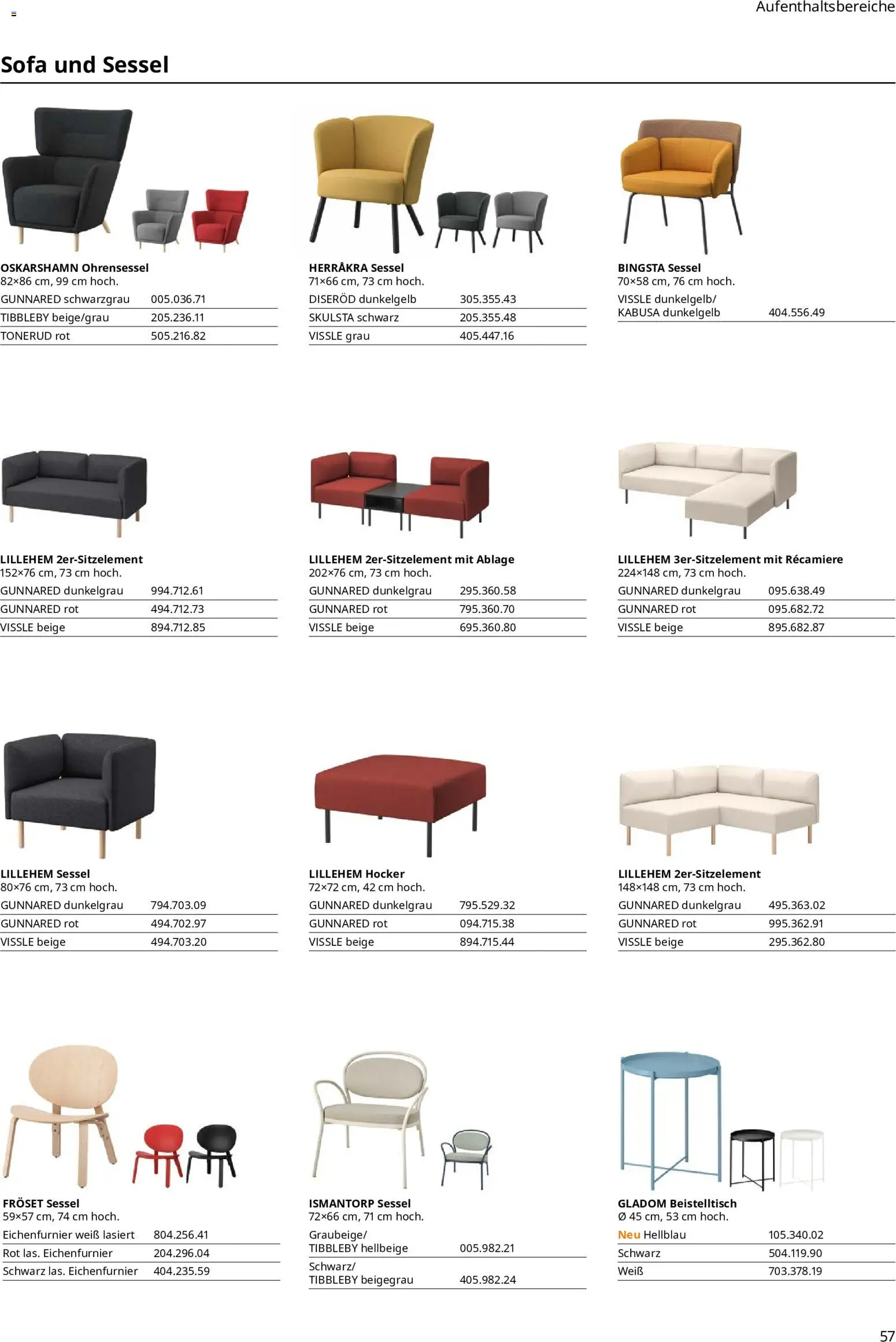 Vorschau von dem Prospekt des Geschäftes Ikea, gültig ab dem 10.09.2026 - Sofa, Beistelltisch, Sessel, Hocker