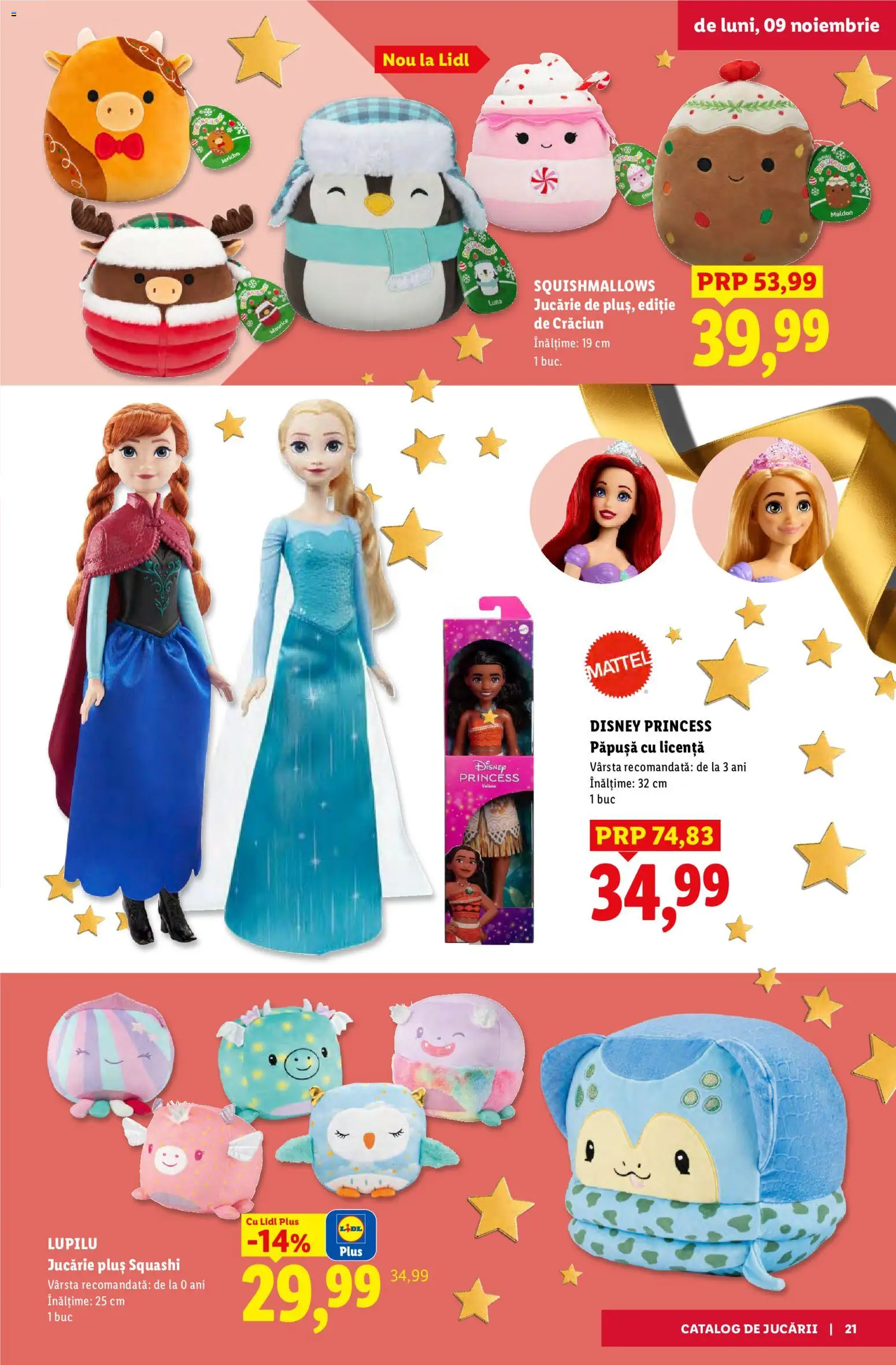 Previzualizarea de cataloage: Lidl Lidl Catalog De jucării valabil de la 02.11.2026 - Disney, Plus