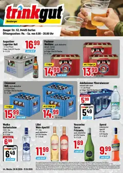 Vorschau von dem Prospekt des Geschäftes Trinkgut, gültig ab dem 26.10.2026