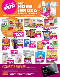 Preview of Game flyer valid from 24/08/2026