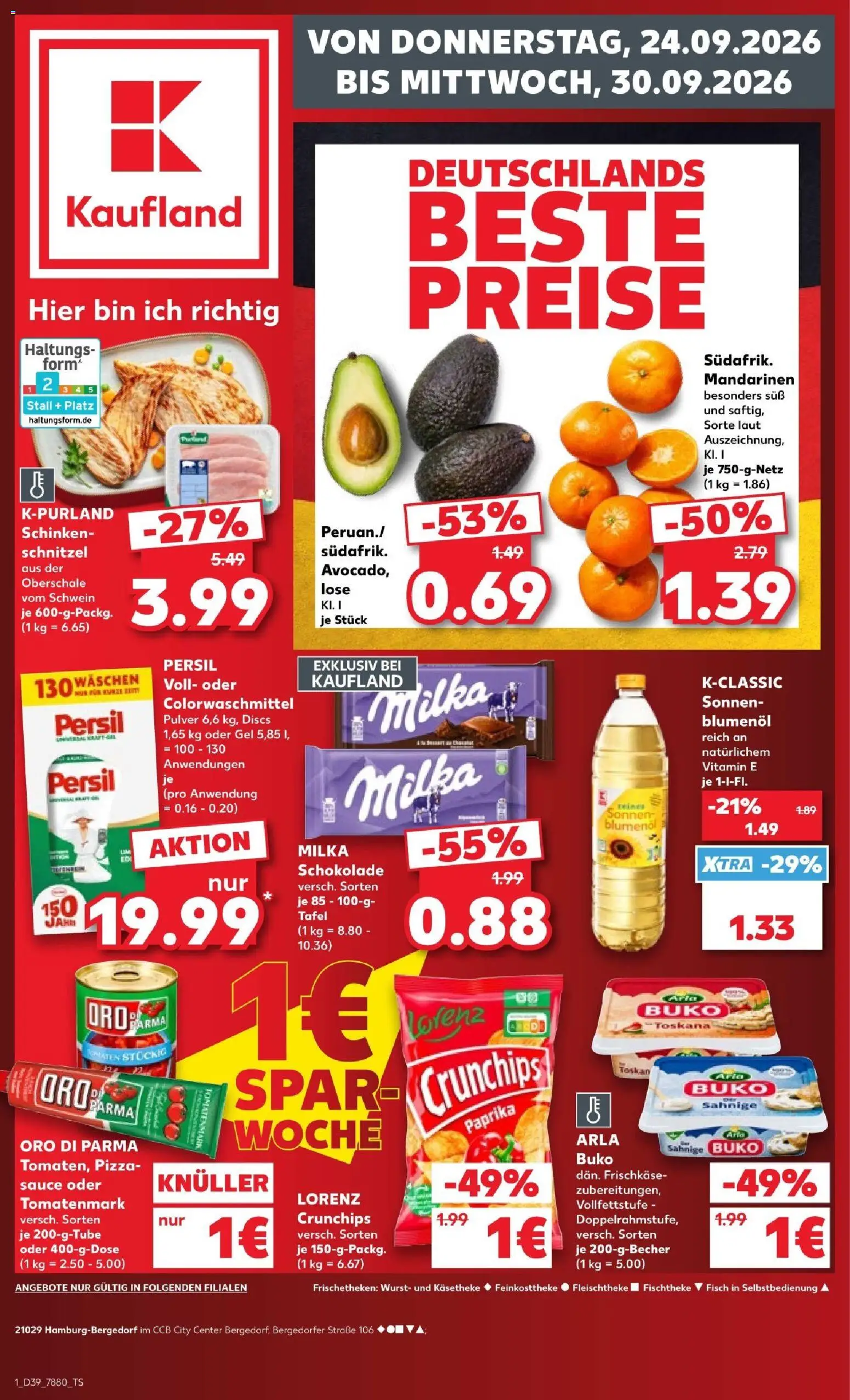 Vorschau von dem Prospekt des Geschäftes Kaufland, gültig ab dem 24.09.2026
