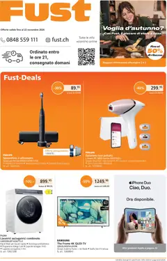Vorschau des Merkblatts Fust aktionen IT vom Shop Fust gültig von 26.10.2026 bis 22.11.2026