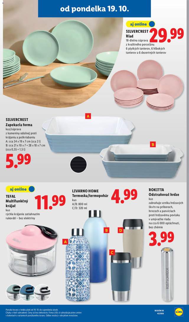Nový Lidl leták od 19.10.