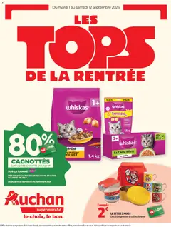 Voorbeeld van Auchan Tops rentrée supers van winkel Auchan geldig vanaf 01/09/2026