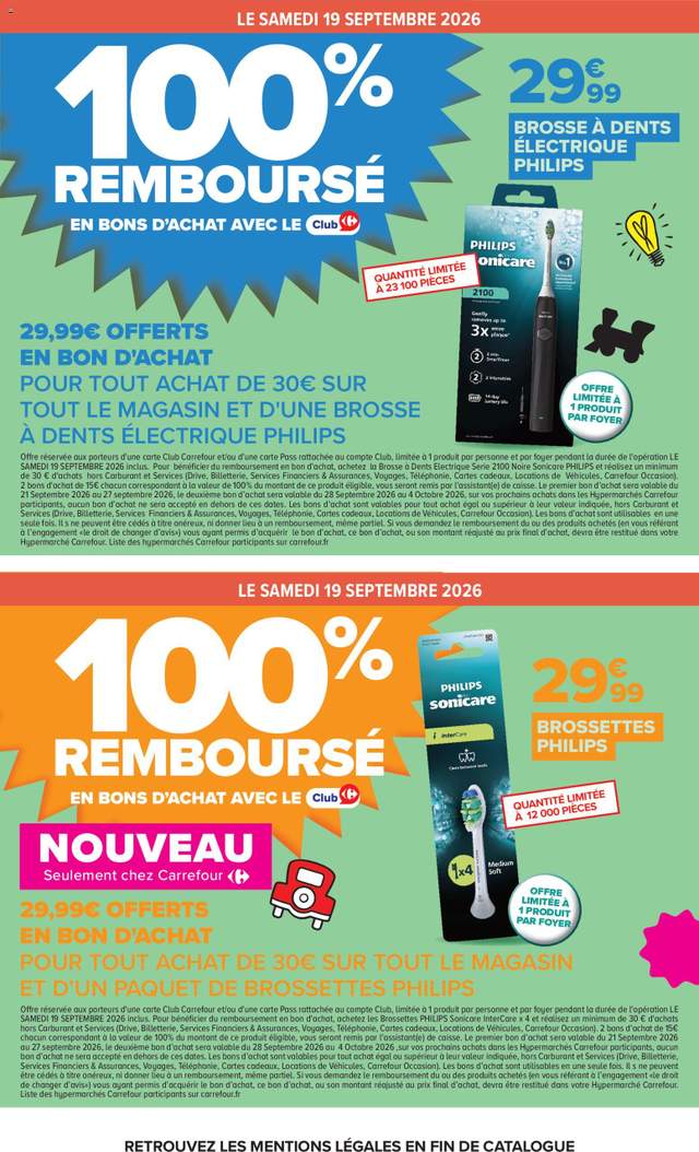 Nouveau catalogue Carrefour à partir du 15/09