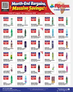 Preview of Africa Cash & Carry flyer valid from 27/08/2026