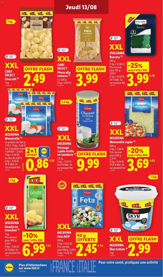Nouveau catalogue Lidl à partir du 13/08