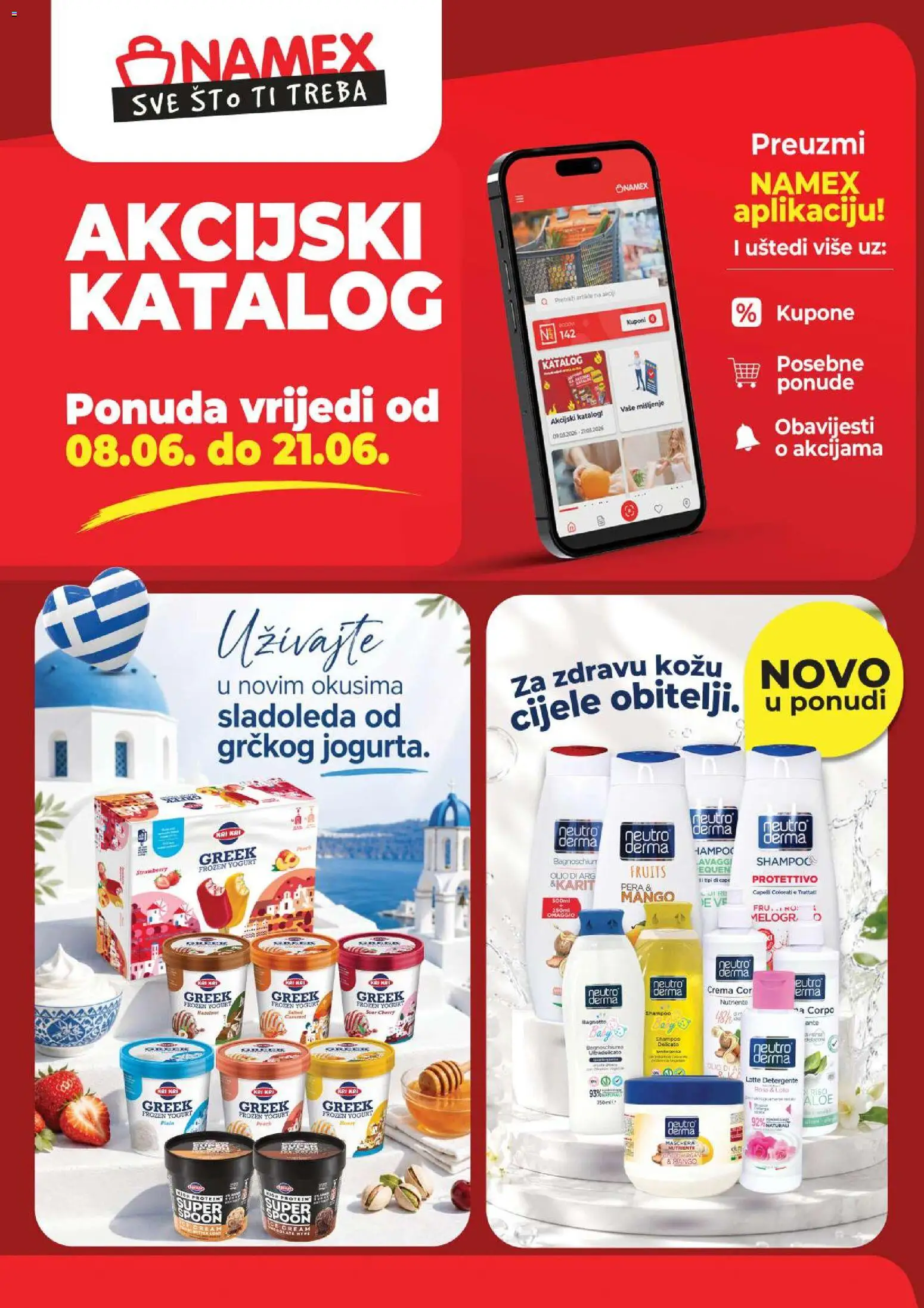 Pregled letka Namex katalog trgovine Namex vrijedi od 08.06.2026