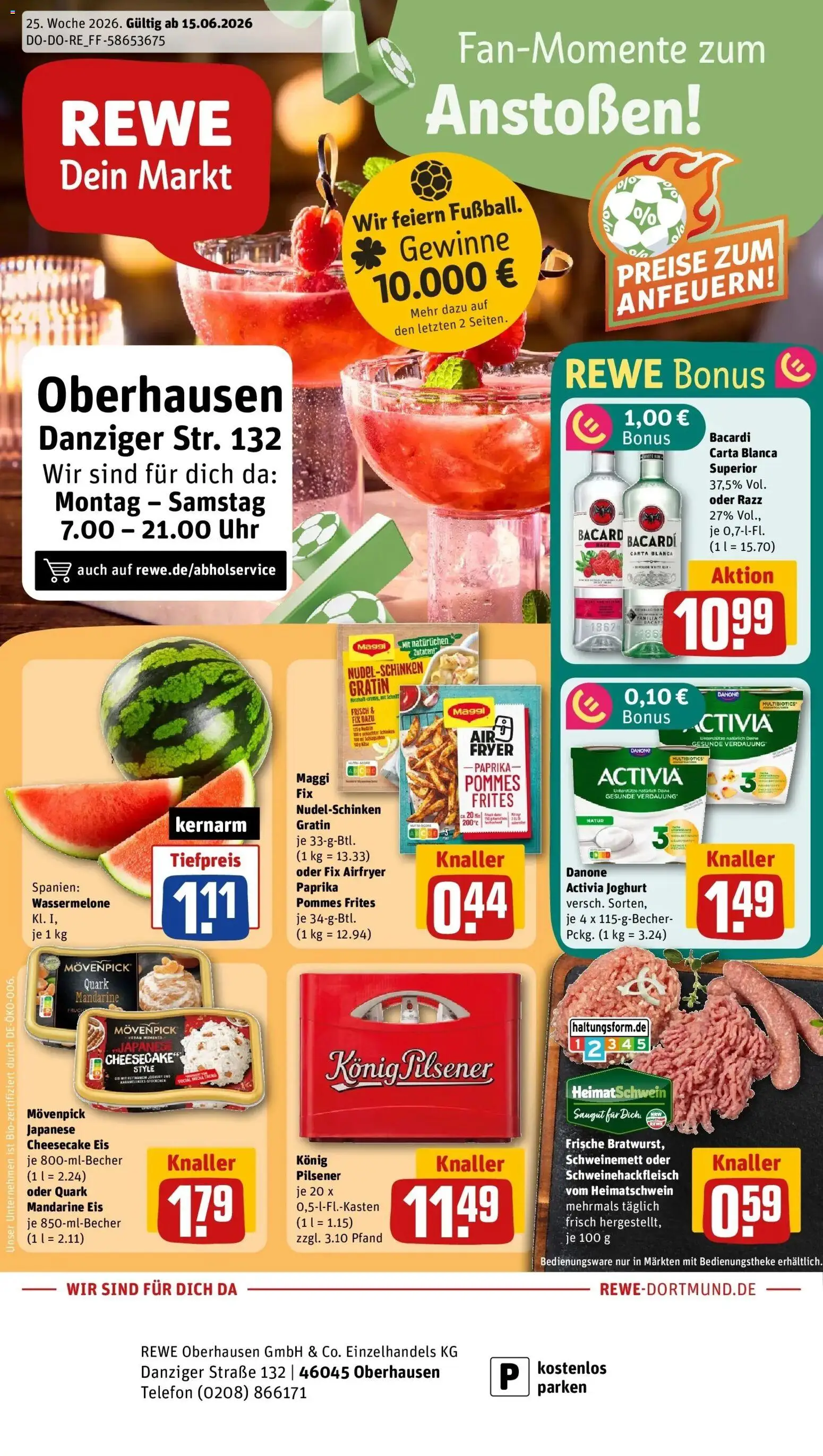 Vorschau von dem Prospekt des Geschäftes Rewe, gültig ab dem 14.06.2026