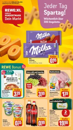Vorschau von dem Prospekt des Geschäftes Rewe, gültig ab dem 17.08.2026