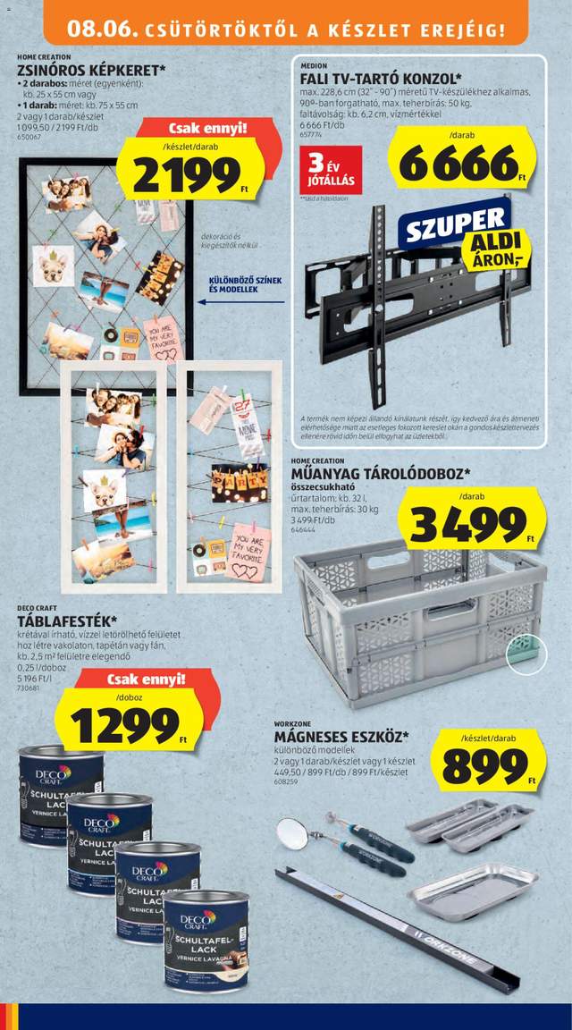 Új Aldi akciós újság 08.06.