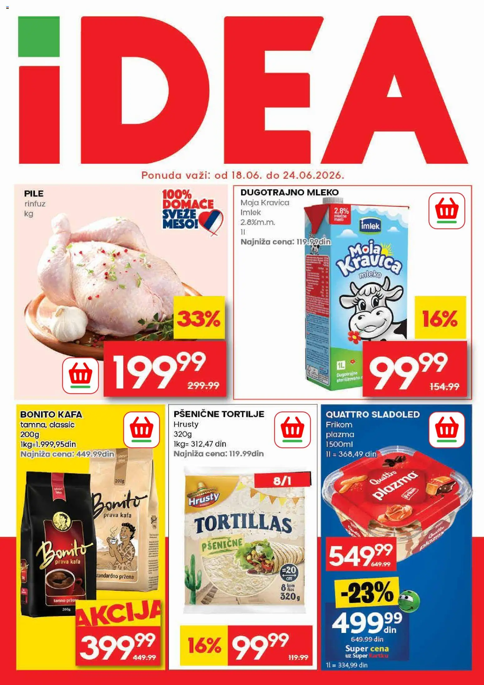 Pregled Idea kataloga - važi od 18.06.2026