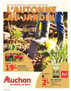 Prévisualisation de Auchan Jardinage automne du magasin Auchan formulaire valide 22/09/2026