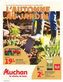 Prévisualisation de Auchan Jardinage automne du magasin Auchan formulaire valide 22/09/2026