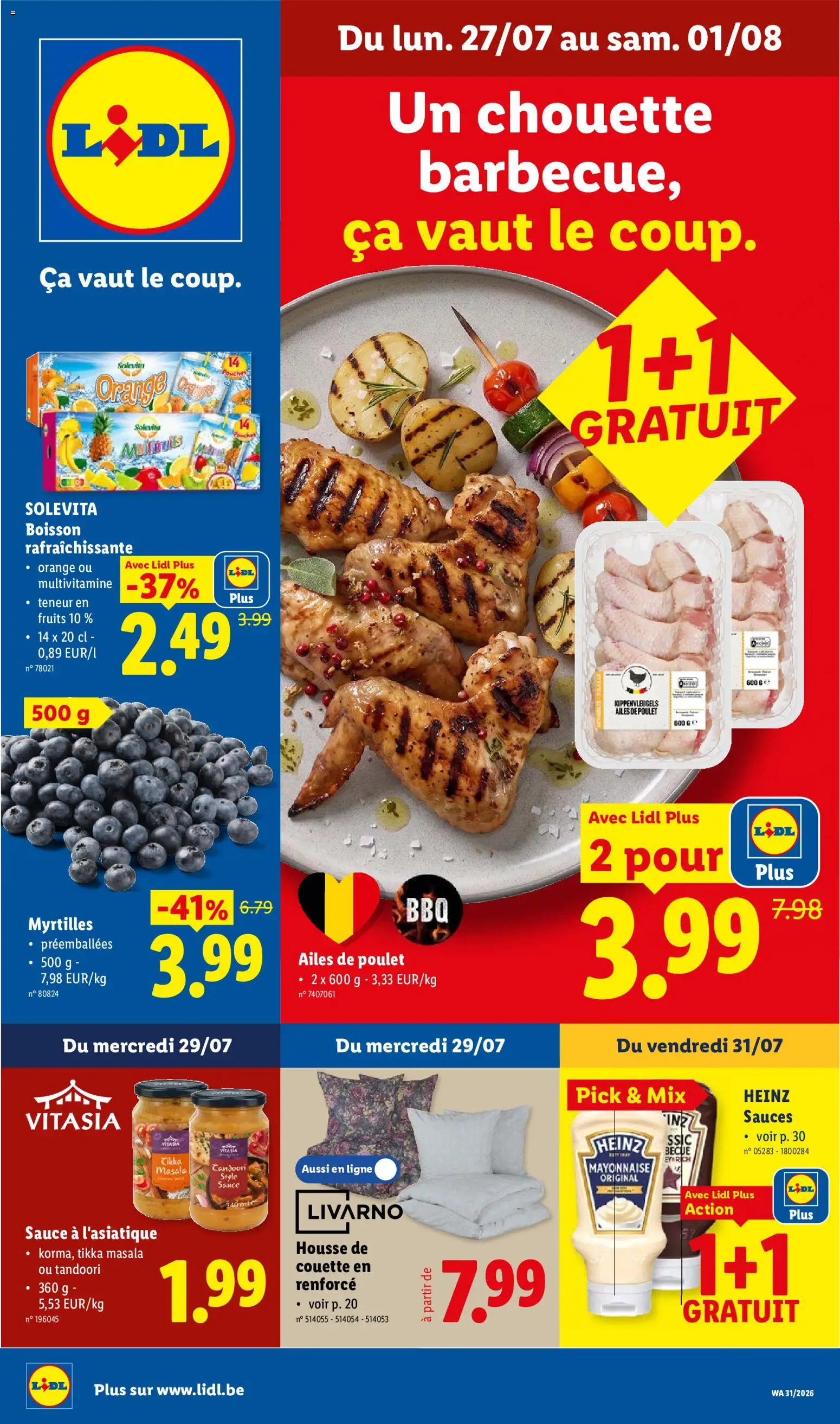 Voorbeeld van Folder week 31 van winkel Lidl geldig vanaf 27/07/2026