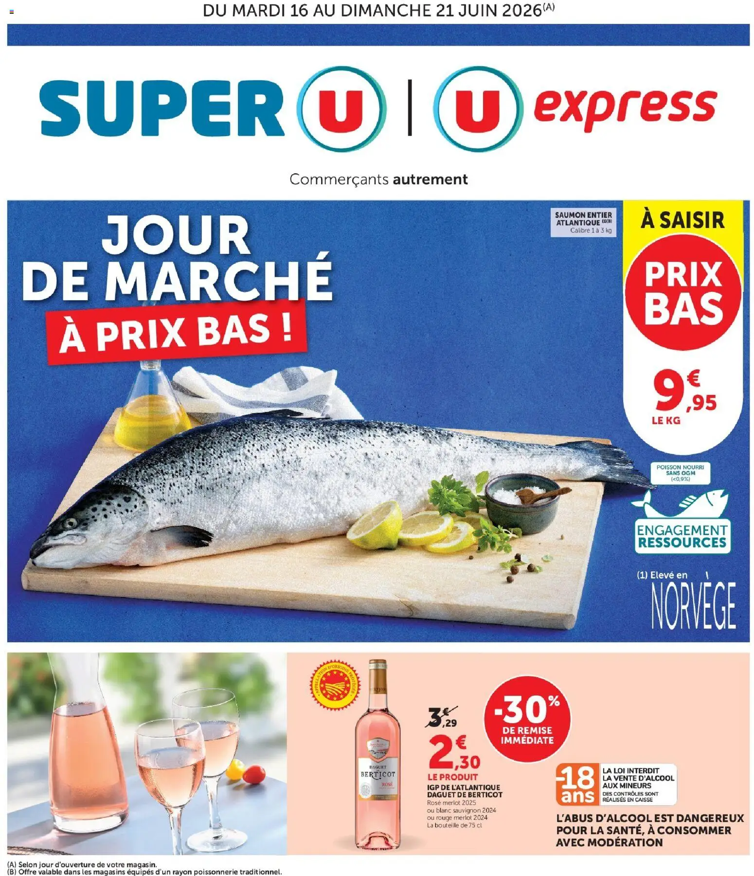 Prévisualisation de U Express - Jour de marché à prix bas ! du magasin U Express formulaire valide 16/06/2026
