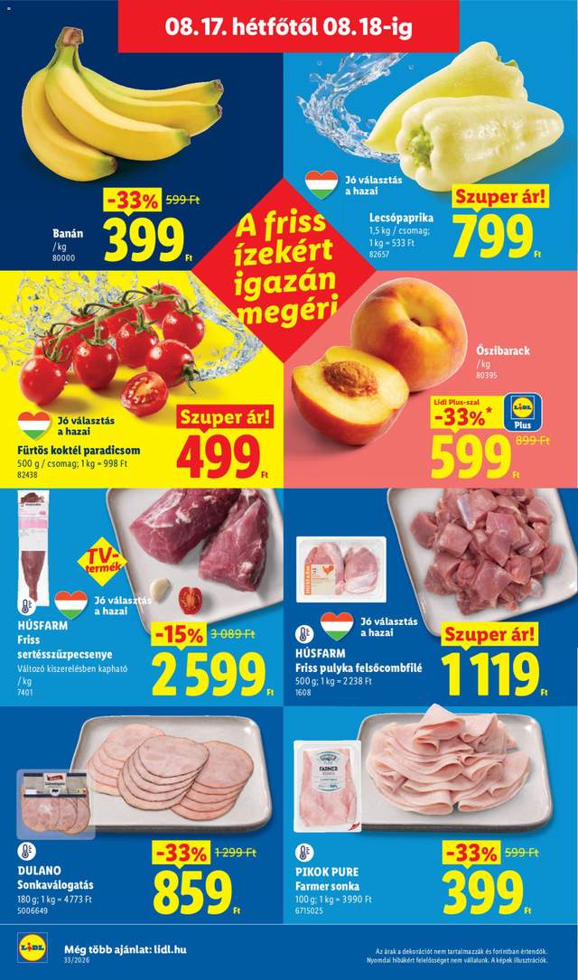 Új Lidl akciós újság 08.13.