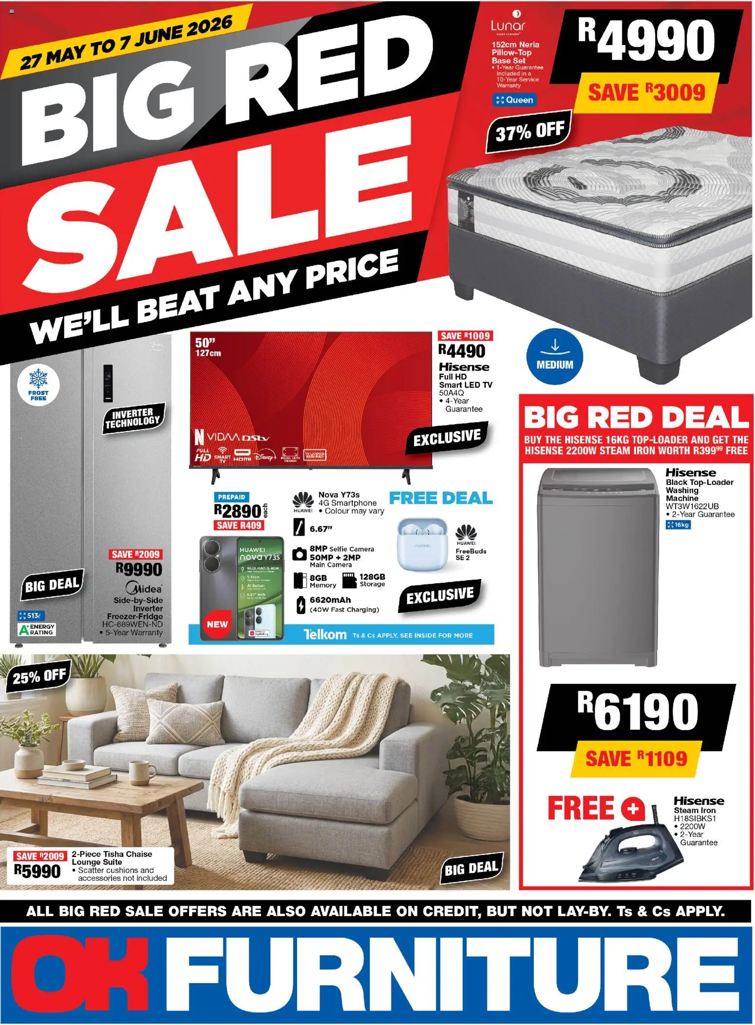 Preview of OK Furniture flyer valid from 27/05/2026