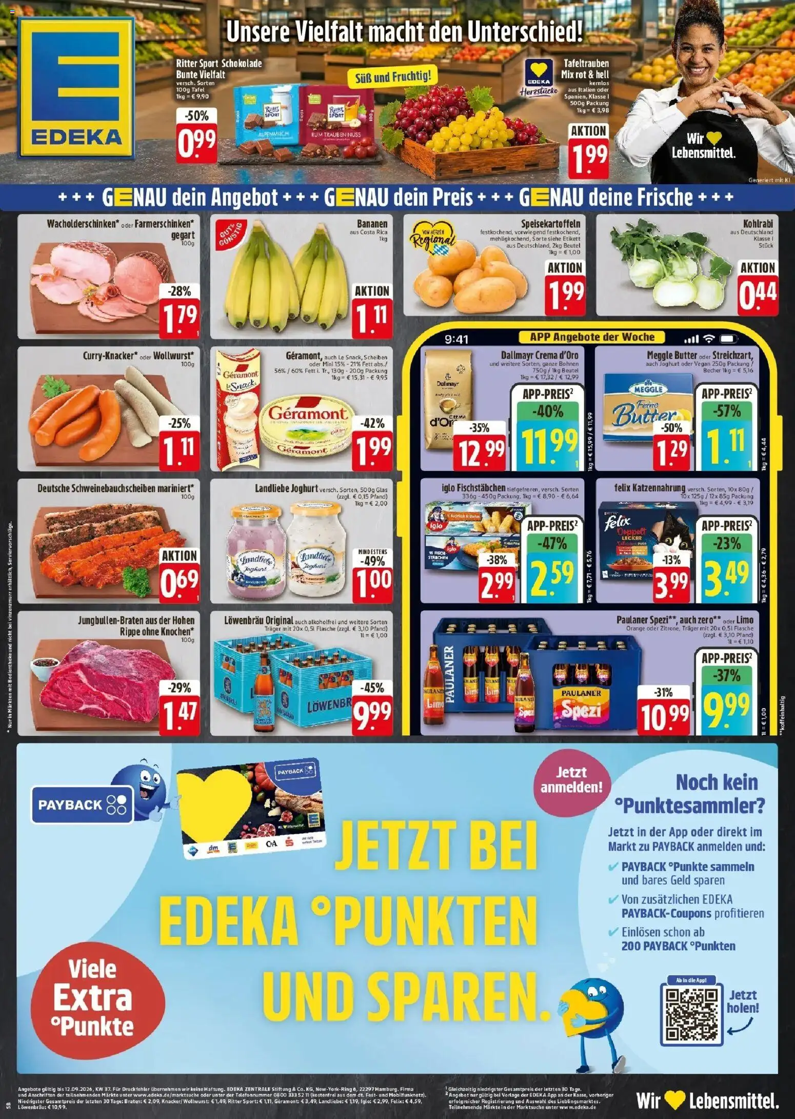 Vorschau von dem Prospekt des Geschäftes Edeka, gültig ab dem 10.09.2026