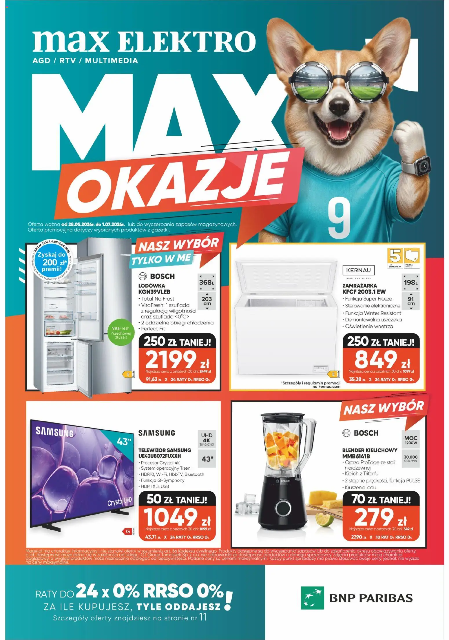 Pogląd gazetki "Max elektro gazetka" ze sklepu Max elektro ważnej od 28.05.2026