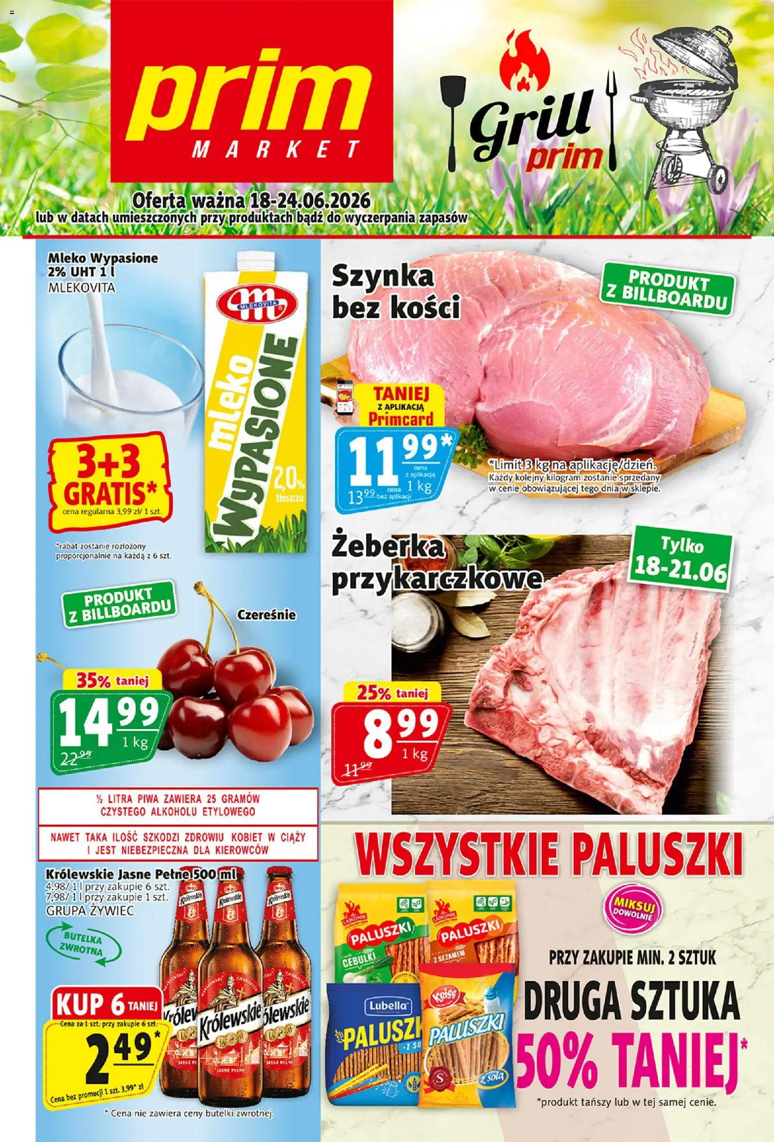 Pogląd gazetki "Prim Market gazetka" ze sklepu Prim Market ważnej od 18.06.2026