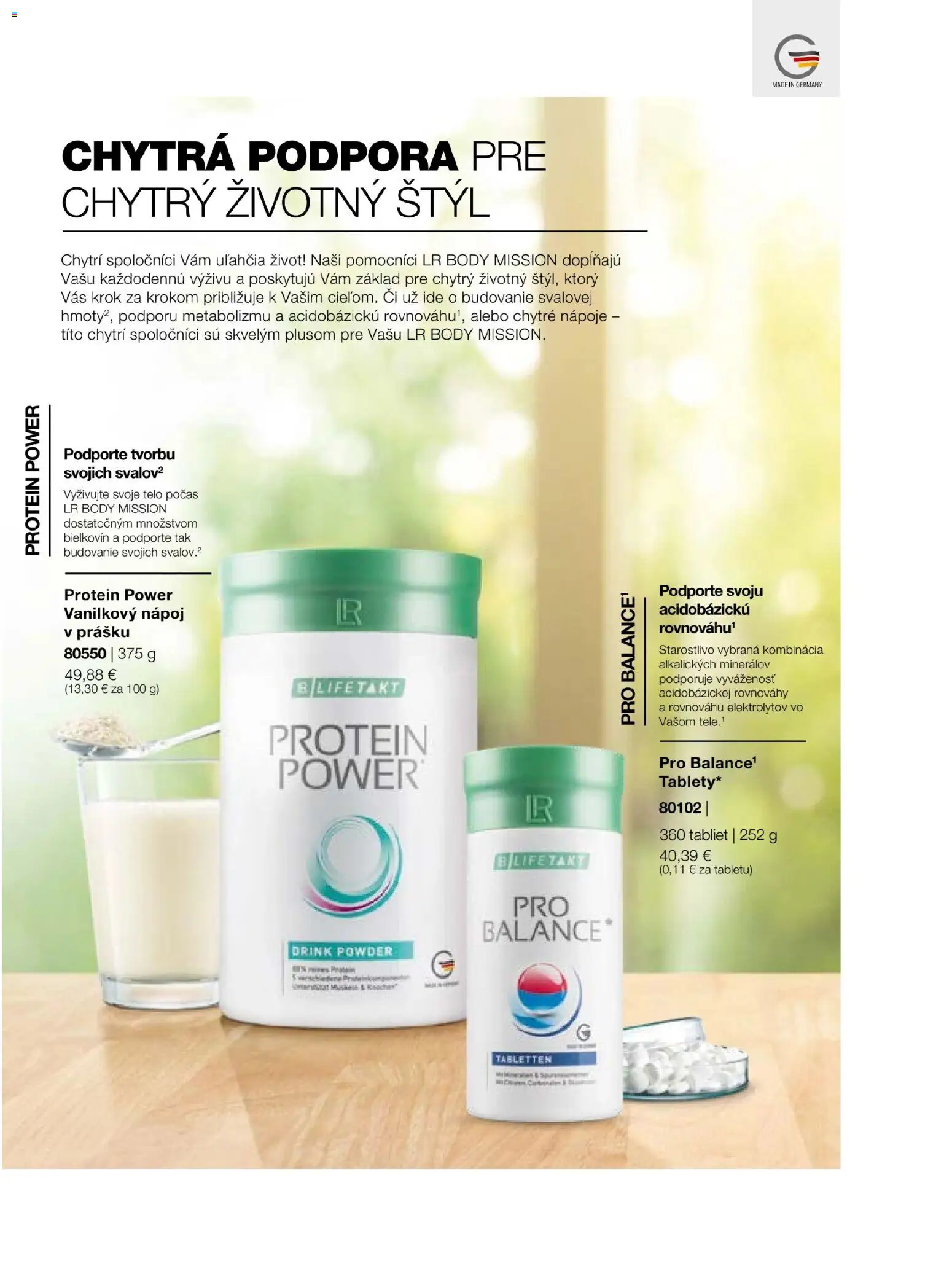 Náhľad LR letáku platného od 22.05.2026 - Protein, Nápoje