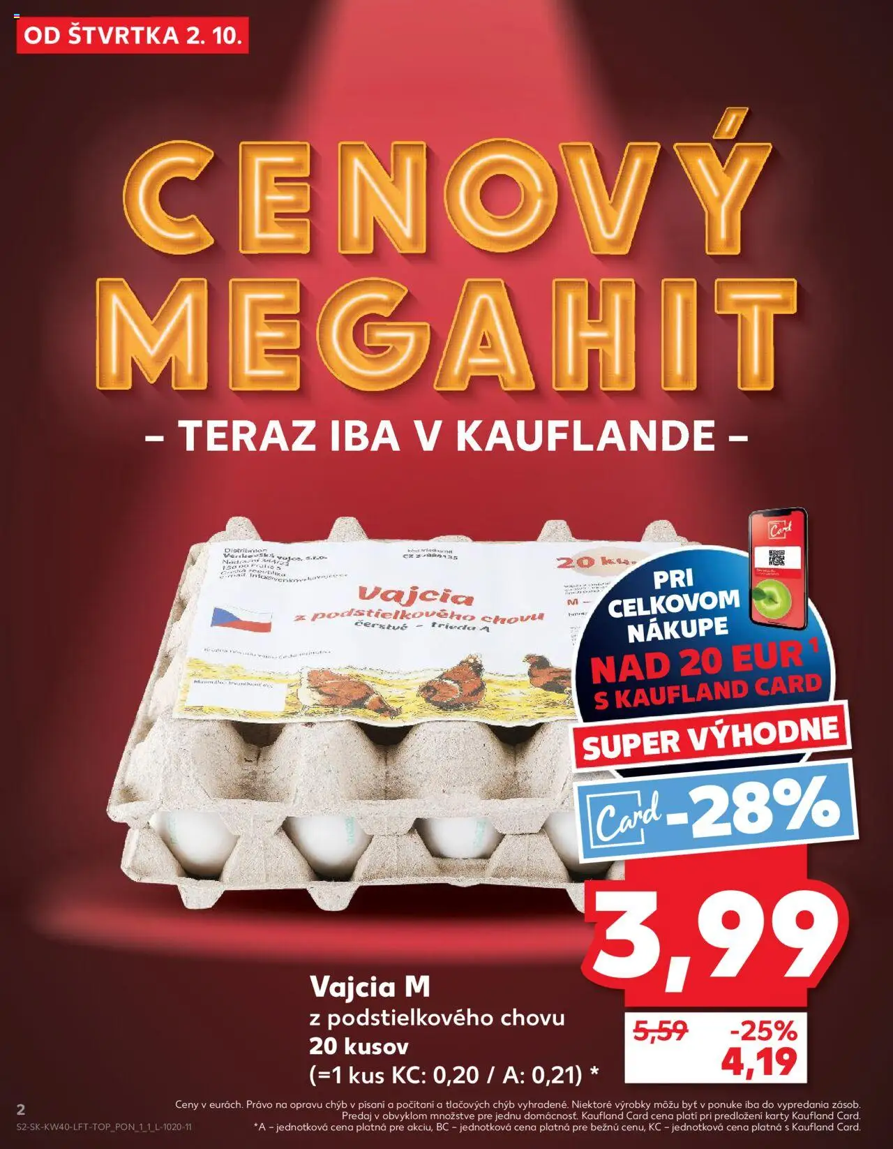 Náhľad Kaufland letáku platného od 02.10.2025