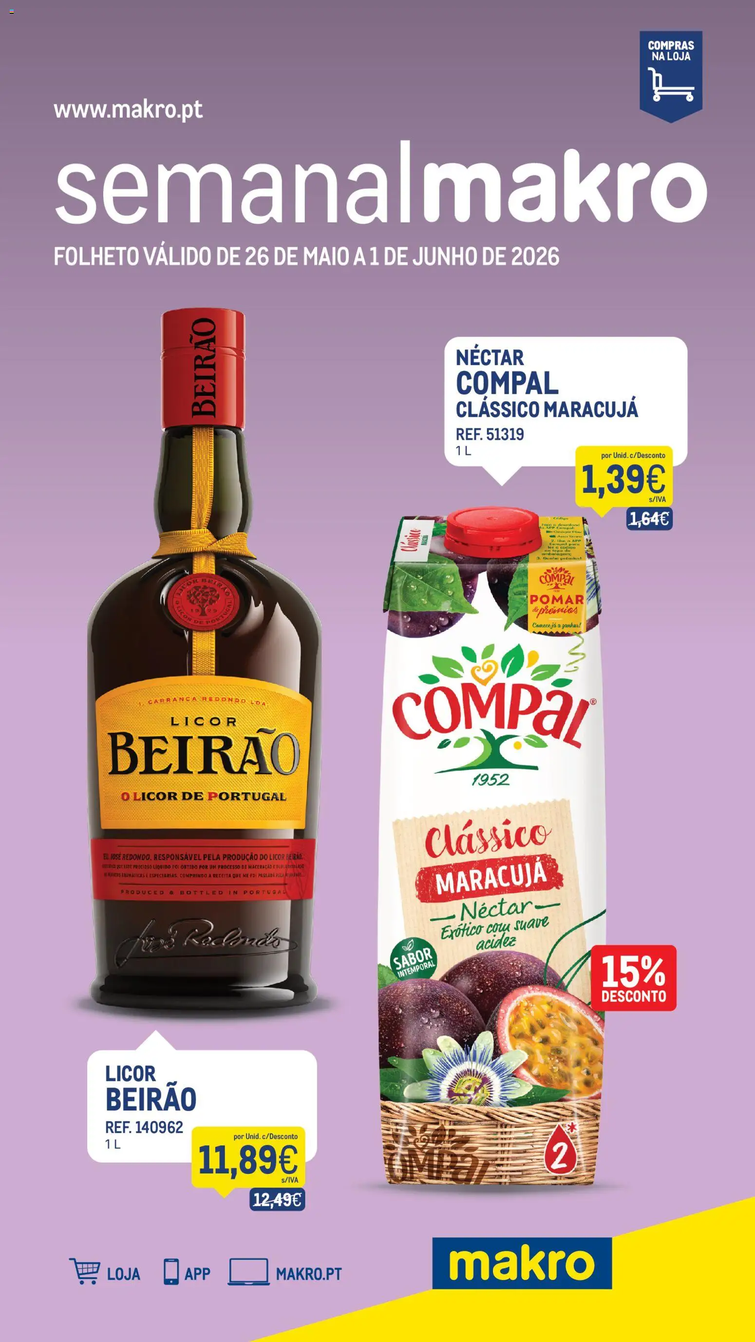 Pré-visualização do folheto da loja Makro válida a partir de 26/05/2026