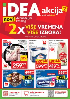 Pregled Idea kataloga - važi od 17.08.2026