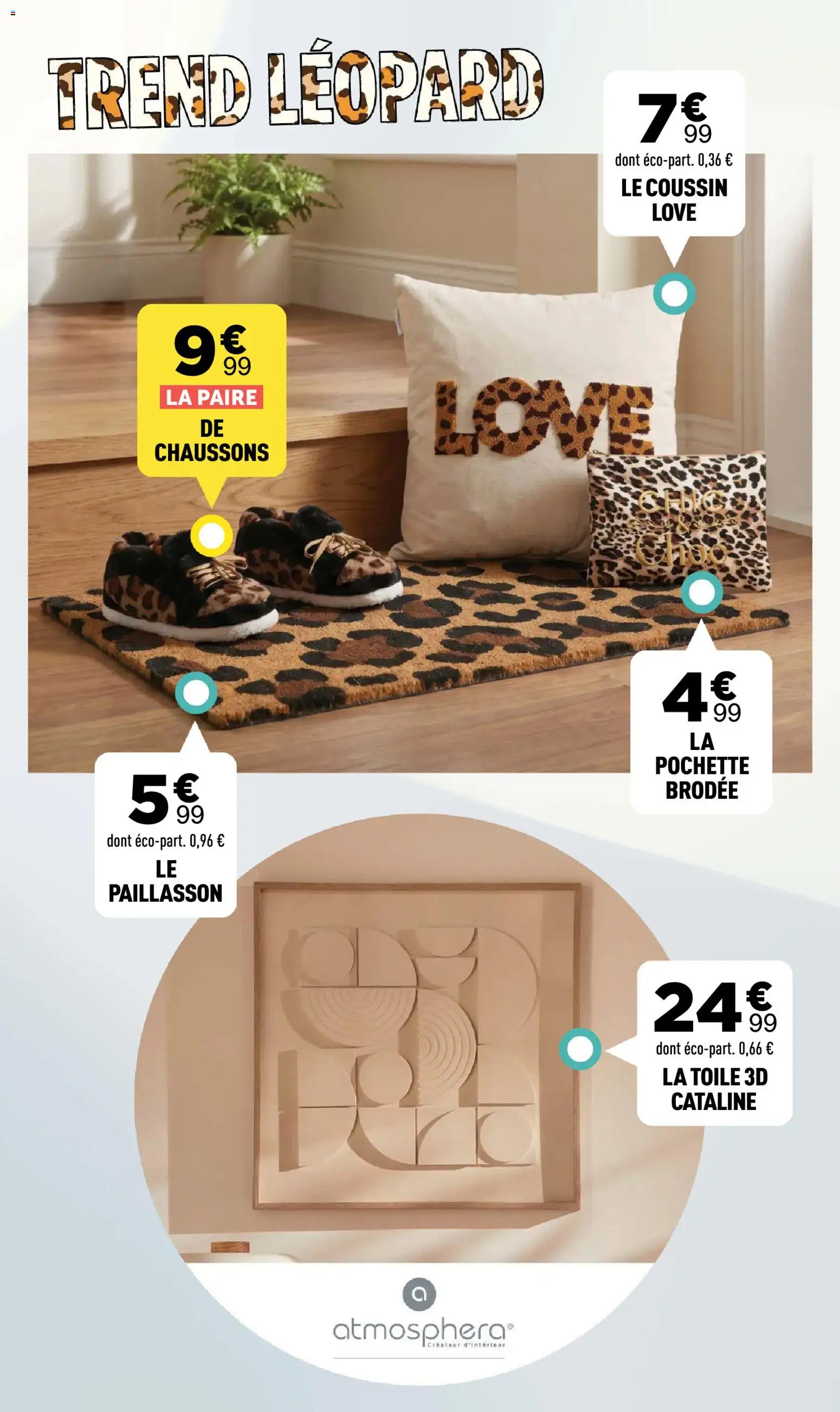 Prévisualisation de Centrakor catalogue Interieur douillet du magasin Centrakor formulaire valide 19/10/2026 - Chaussons, Paillasson