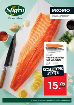Prévisualisation de Sligro folder Promo du magasin Sligro formulaire valide 03/09/2026