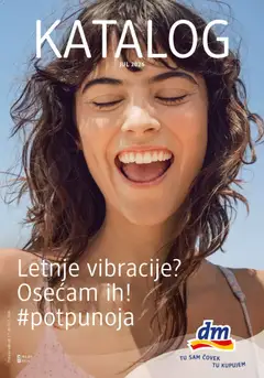 Pregled DM Drogerie kataloga - važi od 01.07.2026