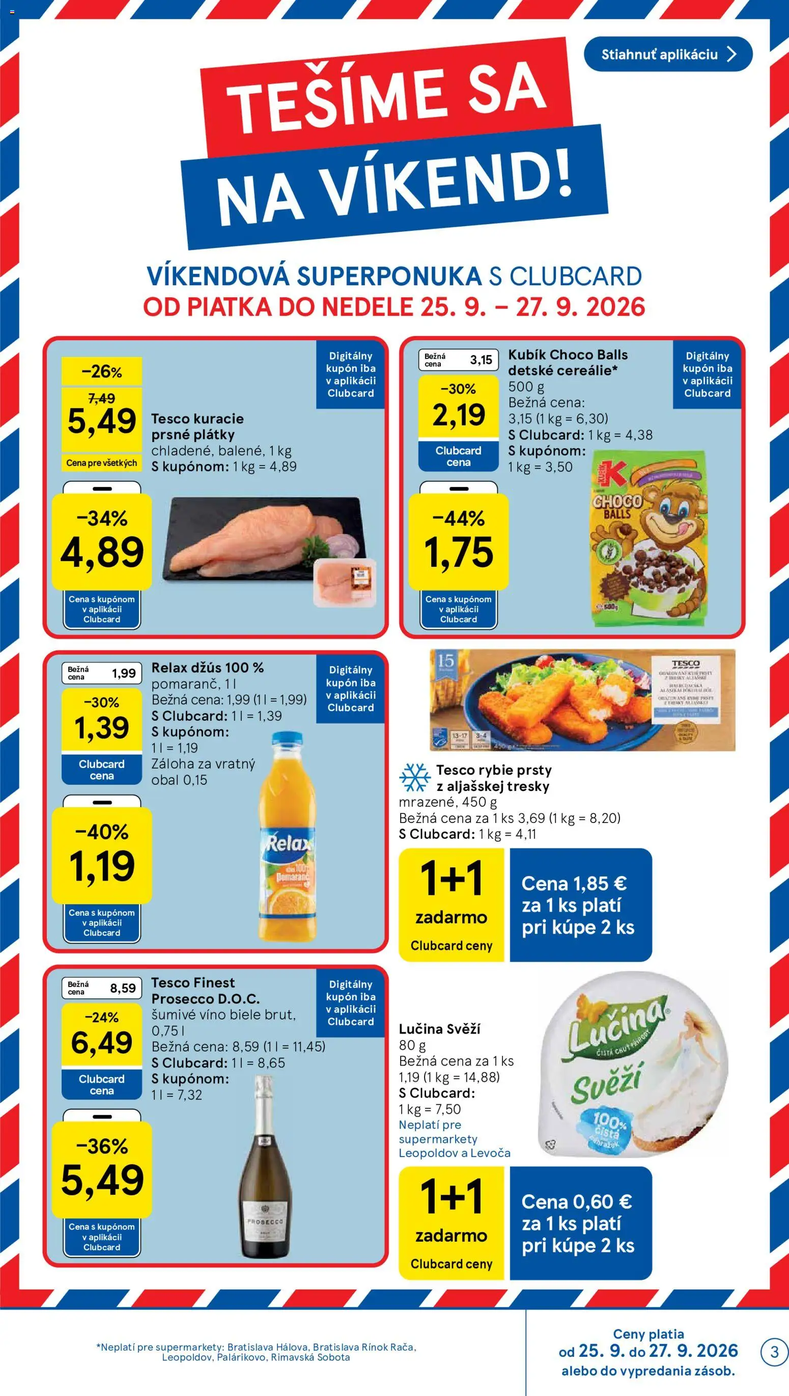 Náhľad Tesco letáku platného od 23.09.2026