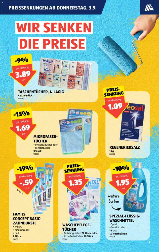 Neue Aldi Aktionen ab 03.09.