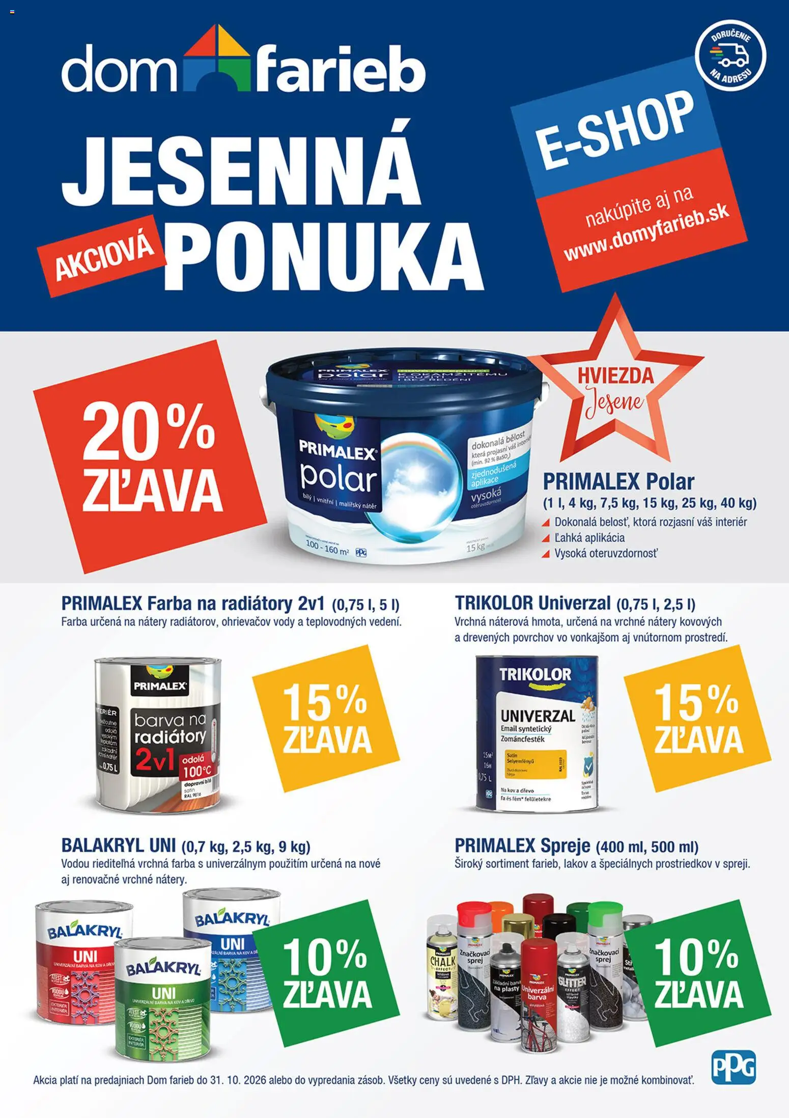 Náhľad Dom farieb letáku platného od 01.09.2026