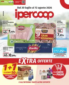 Anteprima dell'opuscolo Ipercoop volantino Milano Bonola dal negozio Ipercoop valido da 30/07/2026