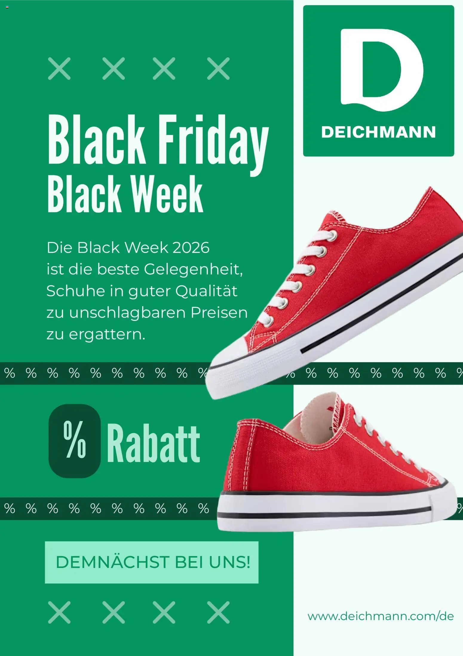 Vorschau von dem Prospekt des Geschäftes Deichmann, gültig ab dem 26.10.2026