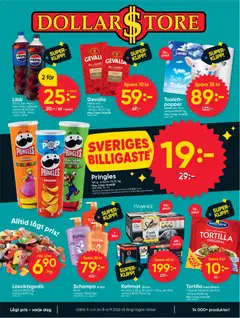 Förhandsgranska reklamblad Dollar Store erbjudanden från butik Dollar Store gäller från 24/08/2026