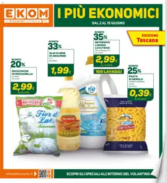 Anteprima dell'opuscolo Ekom volantino Toscana dal negozio Ekom valido da 02/06/2026