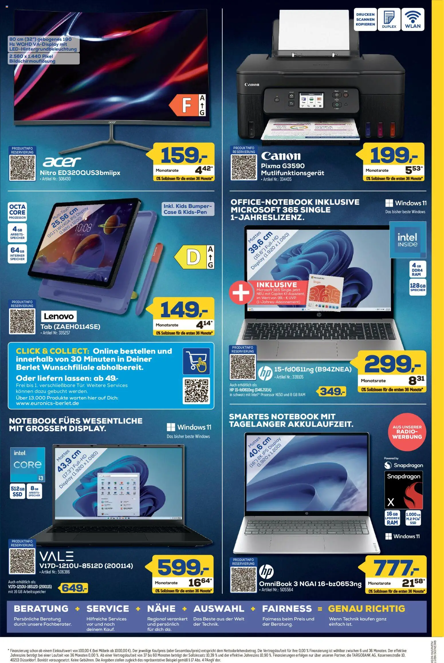 Vorschau von dem Prospekt des Geschäftes Euronics, gültig ab dem 29.10.2026