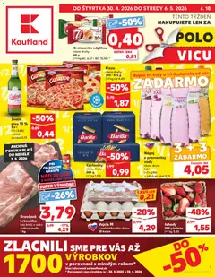 Náhľad Kaufland letáku platného od 30.04.2026