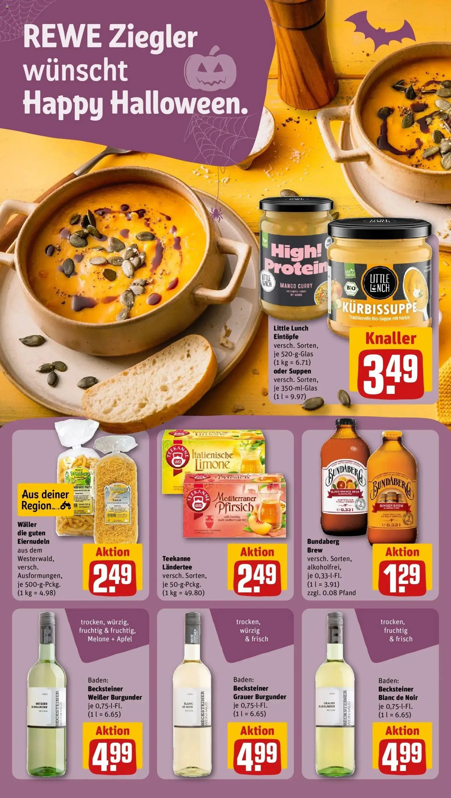 Vorschau von dem Prospekt des Geschäftes Rewe, gültig ab dem 26.10.2026