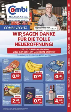Vorschau von dem Prospekt des Geschäftes Combi, gültig ab dem 03.08.2026