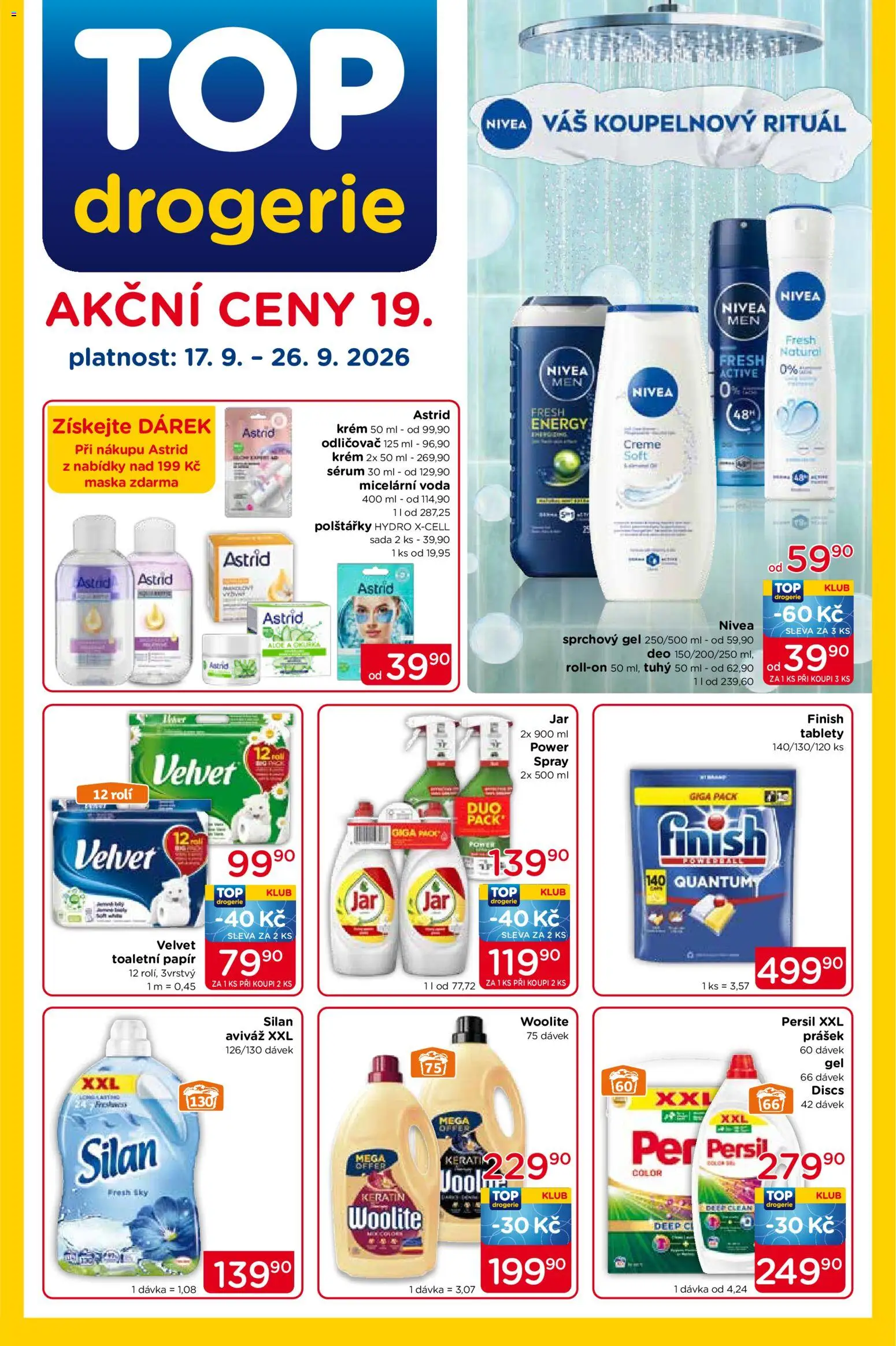 Náhled nabídky: Top drogerie Top drogerie leták platný od 17.09.2026