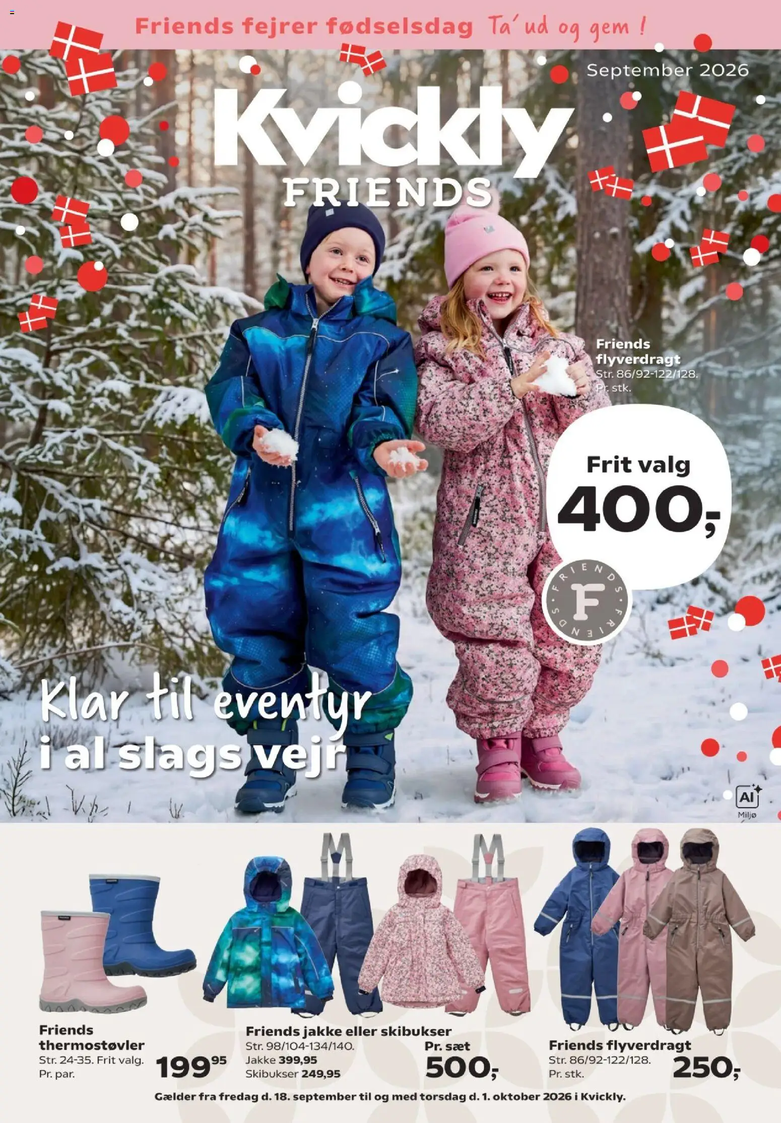 Eksempel på tilbudsavis Kvickly - Friends katalog fra butik Kvickly gyldig fra 18/09/2026