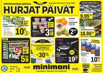 Kaupan Minimani Minimani tarjoukset - Rovaniemi esikatselu, voimassa 21/09/2026