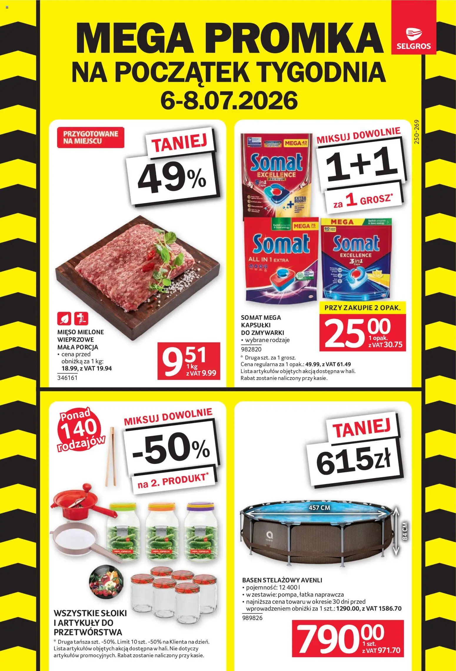 Pogląd gazetki "Selgros cash&carry gazetka - Mega Promka" ze sklepu Selgros cash&carry ważnej od 06.07.2026